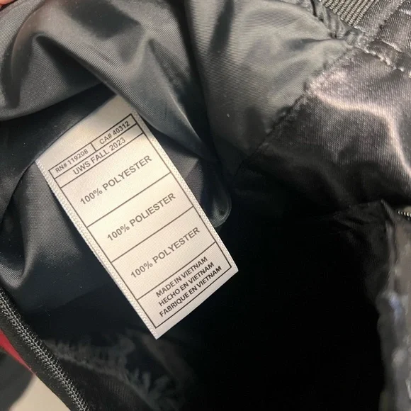 MITCHELL & NESS Women’s KC Chiefs Black & Red Starter Jacket - Size XS. - Picture 2 of 10